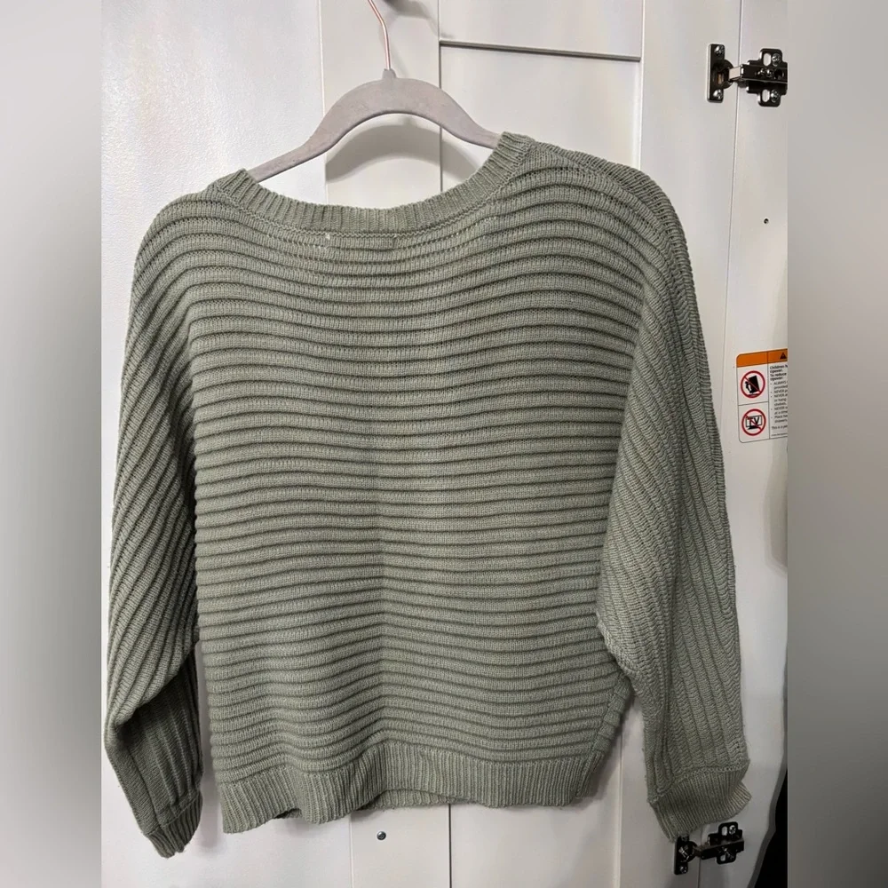 moon & madison Sage Ribbed Sweater - Picture 2 of 3